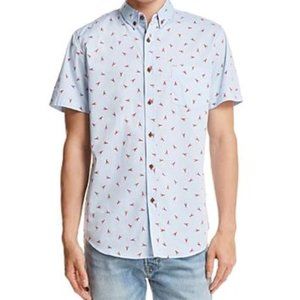 SOVEREIGN CODE Crystal Cove Lobster Shirt L